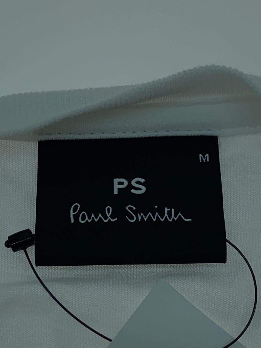 Paul Smith◆長袖Tシャツ/M/コットン/ホワイト/PY-DW-72026_画像3