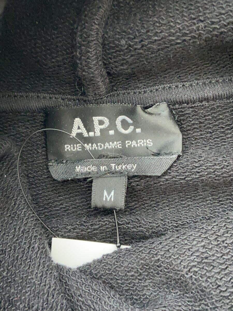 A.P.C.◆パーカー/M/コットン/BLK/4114313_画像3