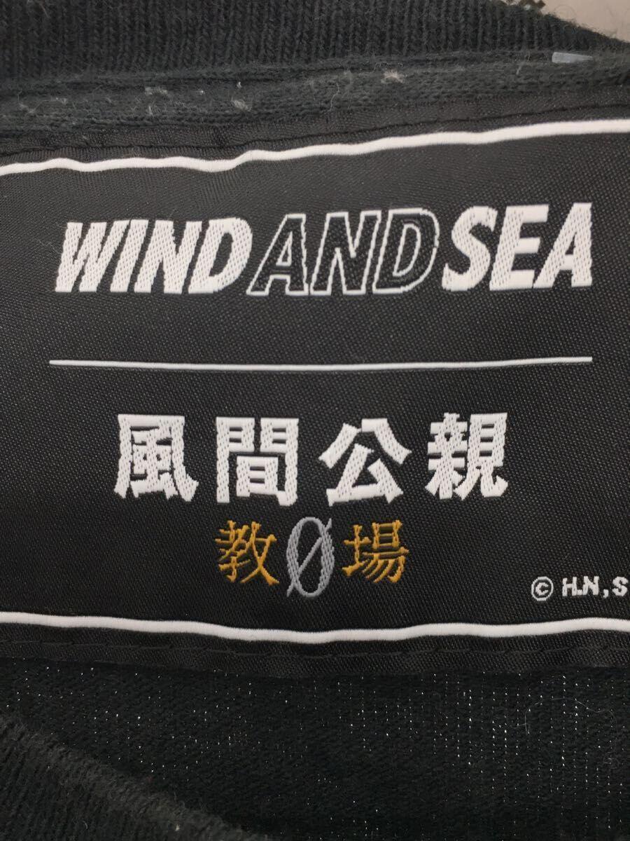 WIND AND SEA◆×KAZAMA KIMICHIKA/風間公親/Tシャツ/M/コットン/BLK_画像3