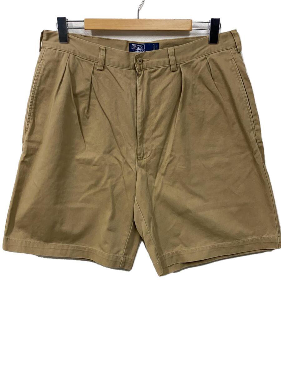 POLO RALPH LAUREN◆TYLER SHORT/メキシコ製/ショートパンツ/36/コットン/BEG_画像1