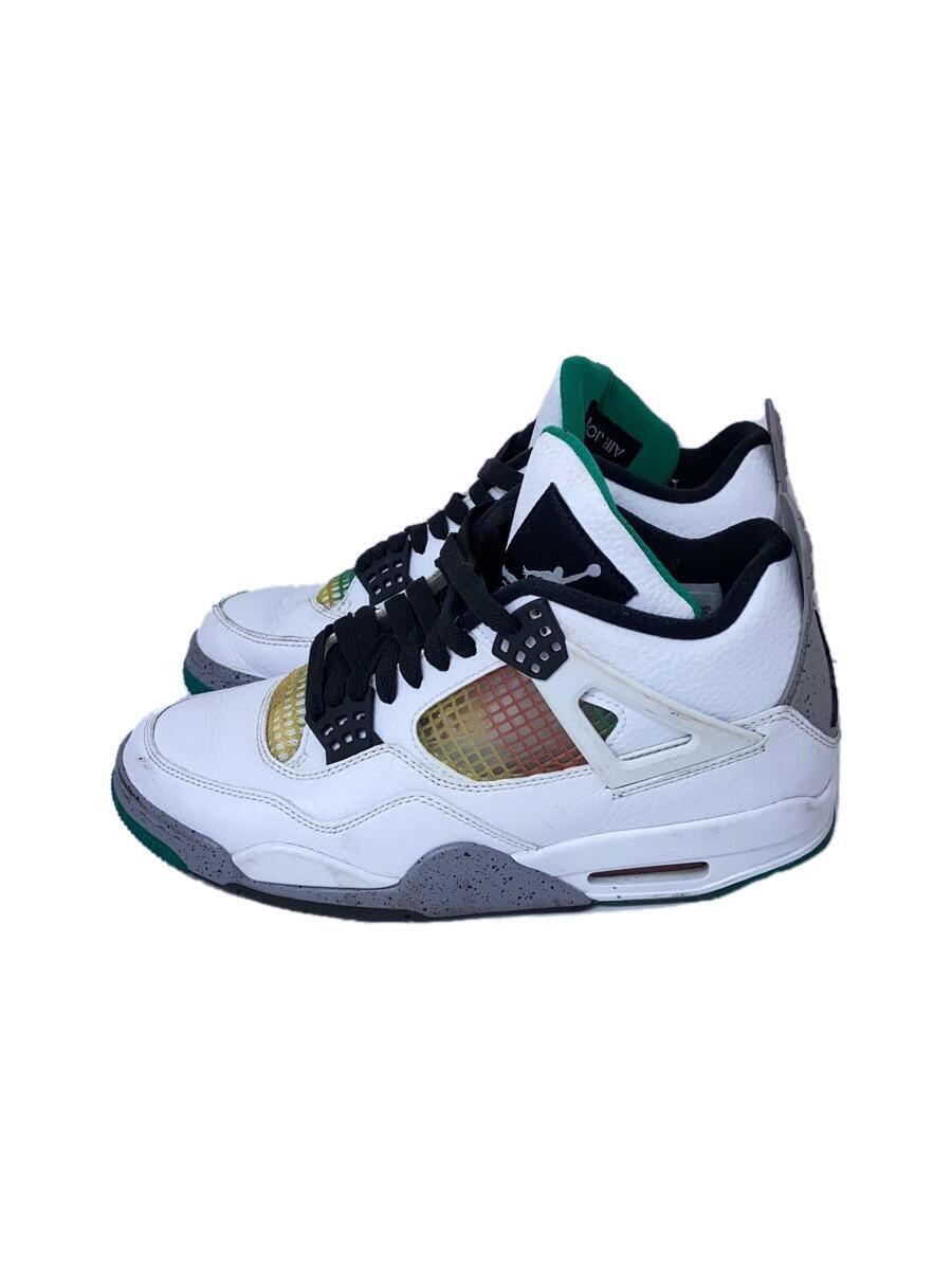 NIKE◆AIR JORDAN 4 RETRO_エアジョーダン4レトロ/26cm/WHT_画像1