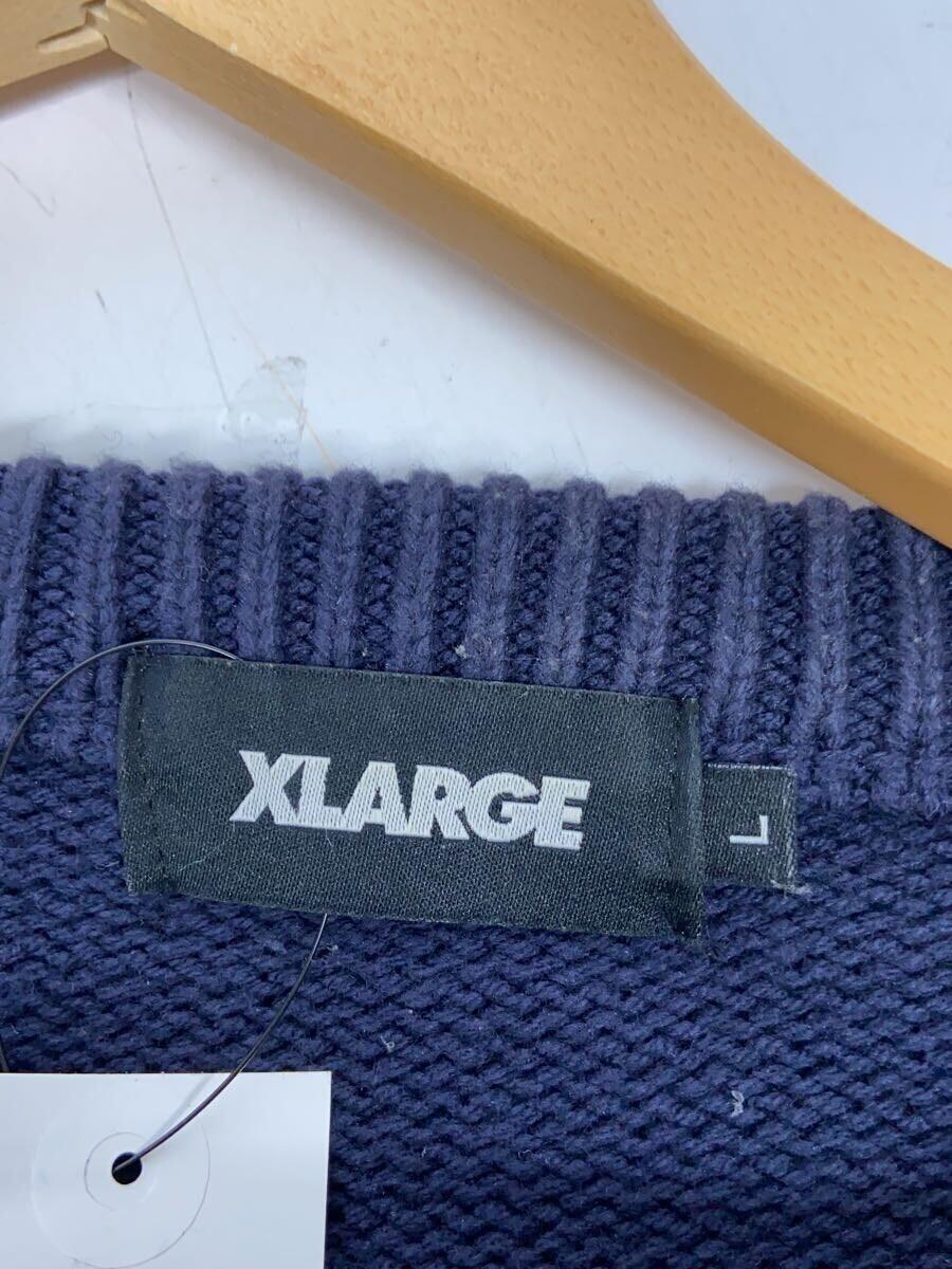 X-LARGE◆セーター(厚手)/L/コットン/BLK/101214015003_画像3