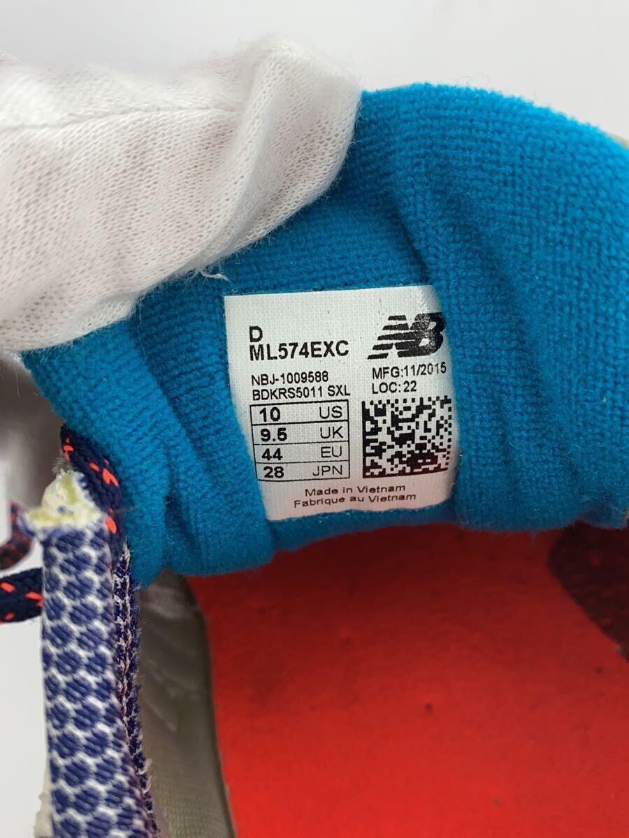 NEW BALANCE◆ニューバランス/ML574/28cm/GRY_画像5