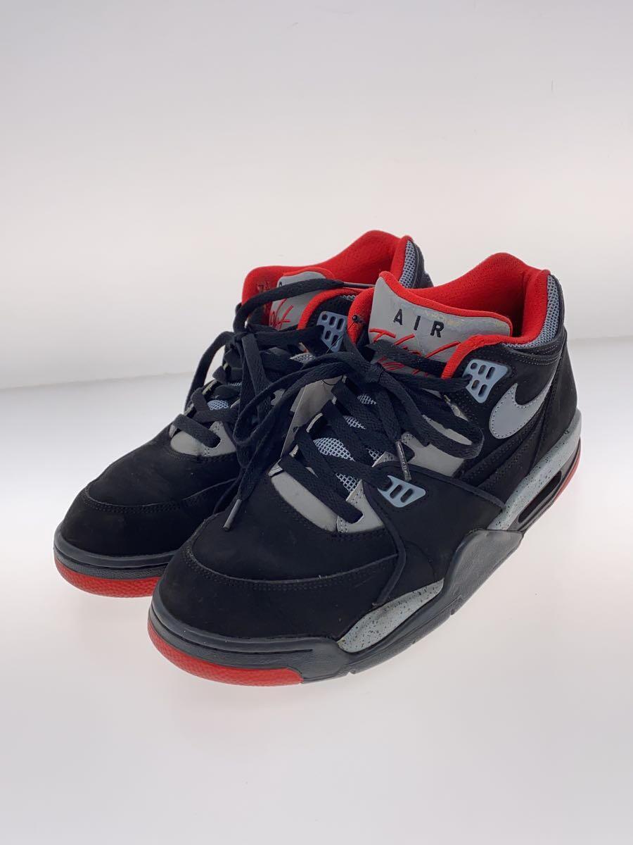 NIKE◆AIR FLIGHT 89/エアフライト/ブラック/306252-022/26.5cm/BLK_画像2