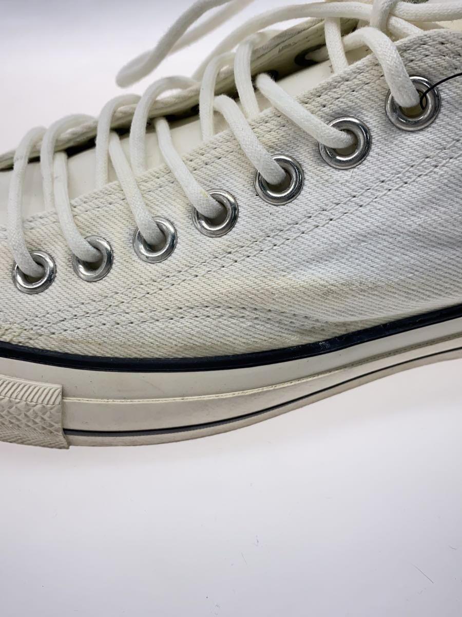 CONVERSE◆ローカットスニーカー/27cm/WHT/1CK715/若干ヨゴレ_画像9