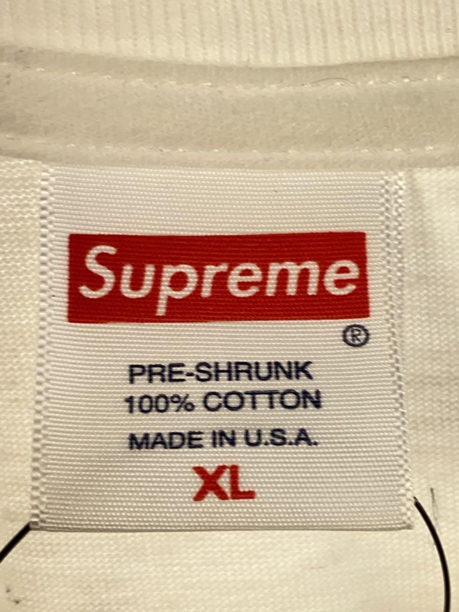 Supreme◆Cross Box Logo T-SHIRT/クロスボックスロゴTシャツ/XL/ホワイト//_画像3