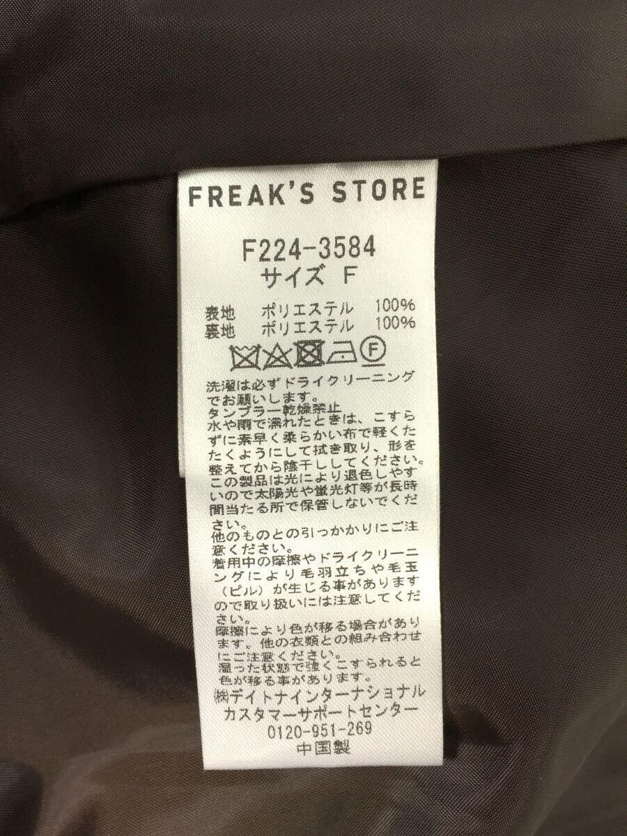 FREAK’S STORE◆コート/FREE/ポリエステル/BRW/F224-3584//_画像4