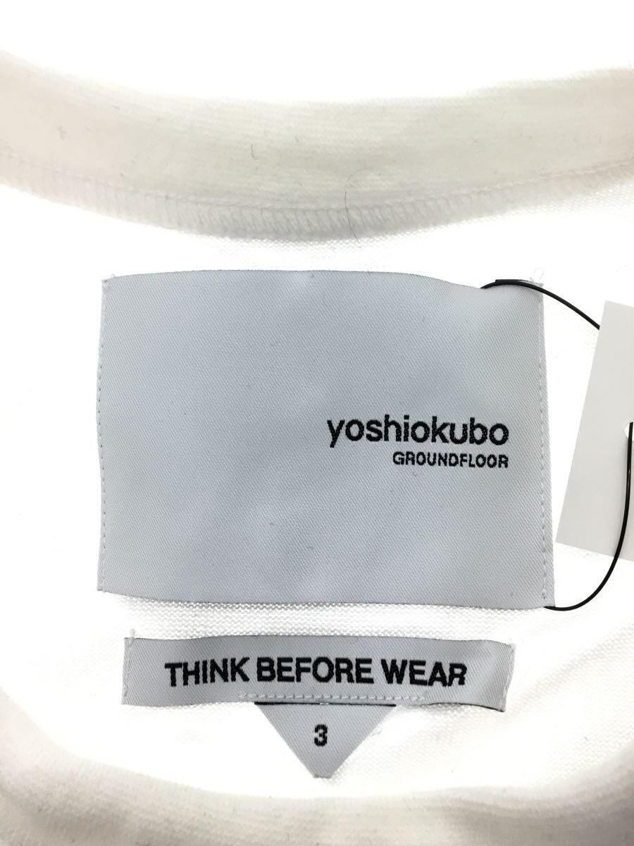 yoshio kubo◆Tシャツ/3/コットン/WHT/YKS23104//_画像3