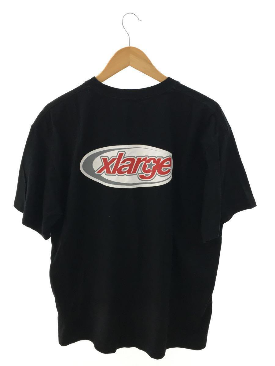 X-LARGE◆OVAL STAR LOGO S/S TEE /Tシャツ/L/コットン/BLK/101222011024//_画像2