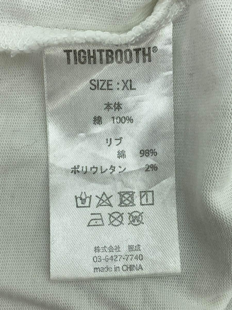 TIGHTBOOTH PRODUCTION◆Tシャツ/XL/コットン/WHT//_画像4