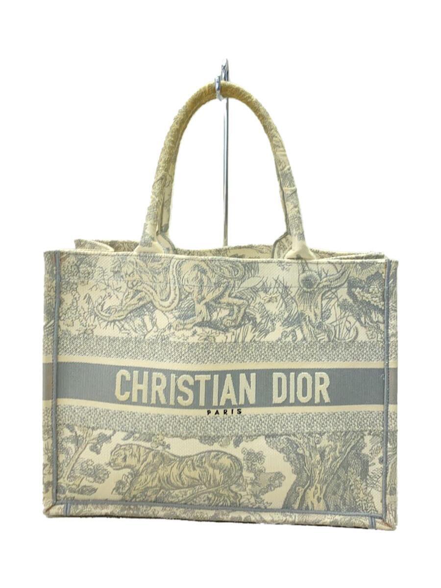 Christian Dior◆ブックトートミディアム/トワルドジュイ/キャンバス/BEG/総柄/50-MA-1220_画像1