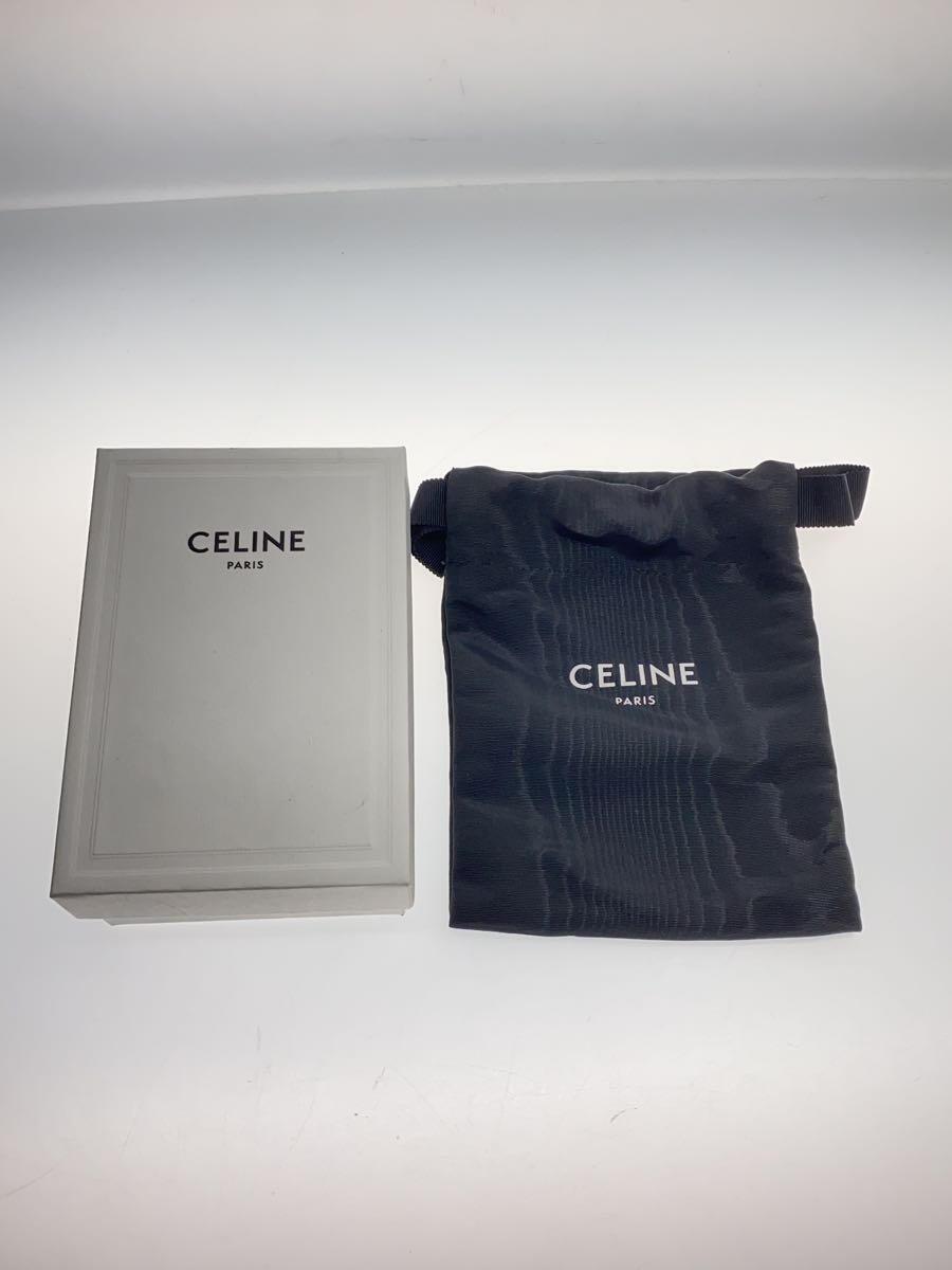 CELINE◆3つ折り財布/PVC/BLK/総柄/レディース/スモールトリフォールドウォレット_画像8