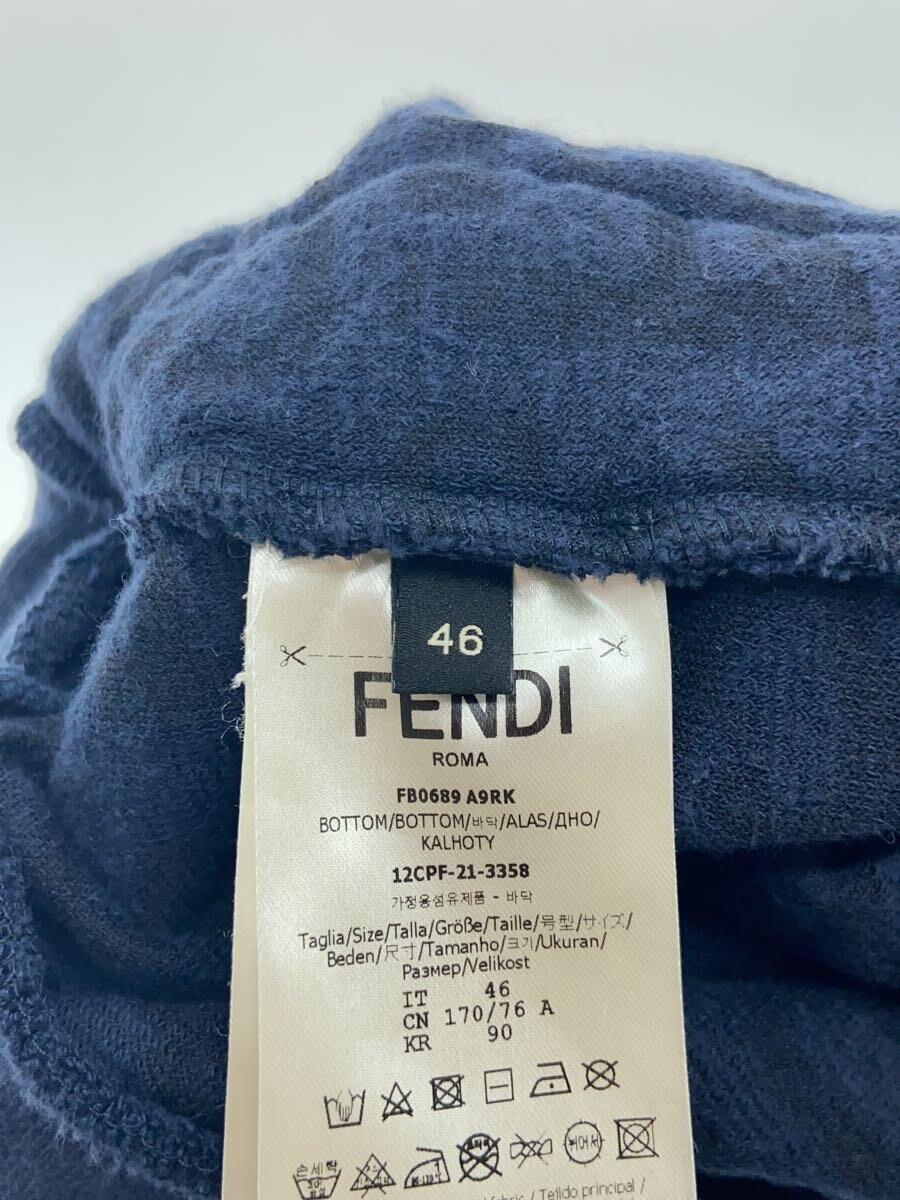 FENDI◆ショートパンツ/46/コットン/NVY/FB0689 A9RK_画像5