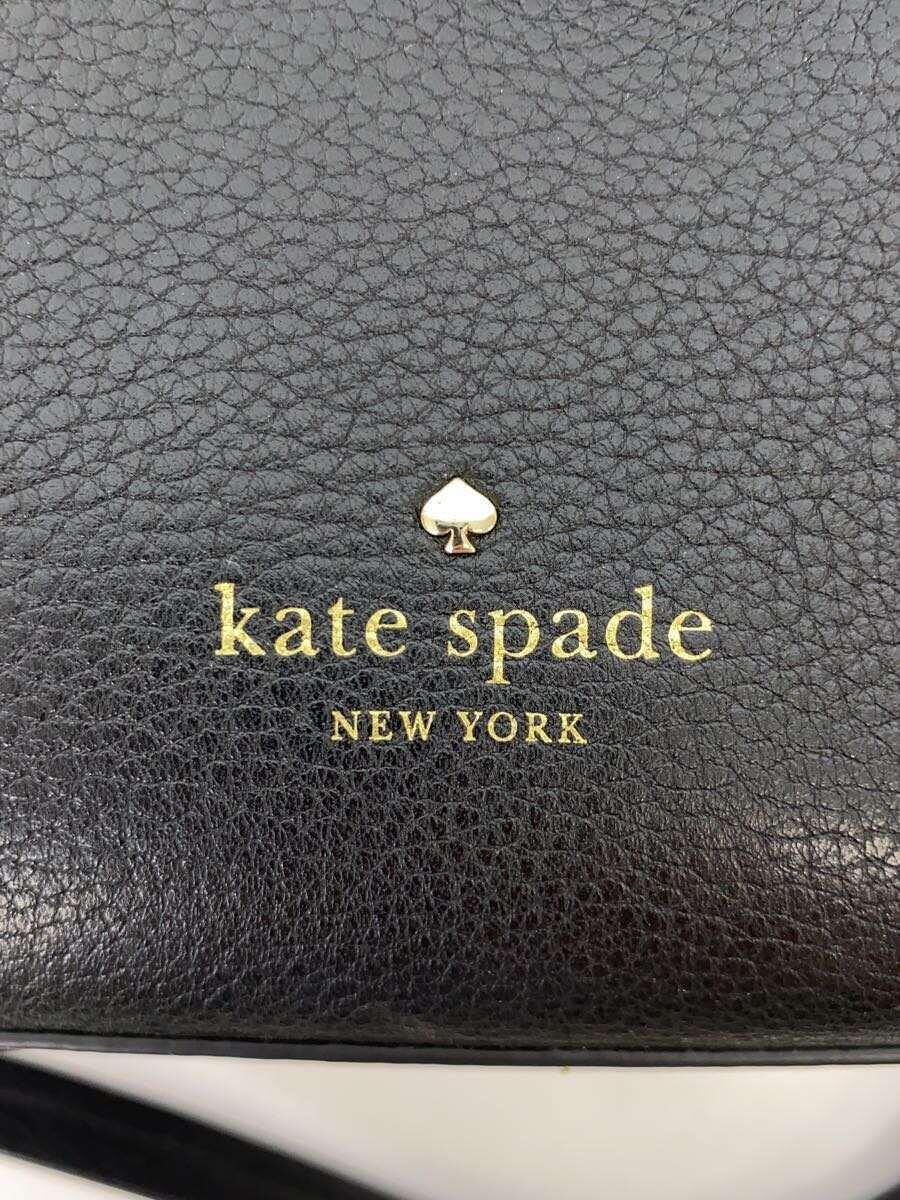 kate spade new york◆ショルダーバッグ/牛革/BLK_画像5