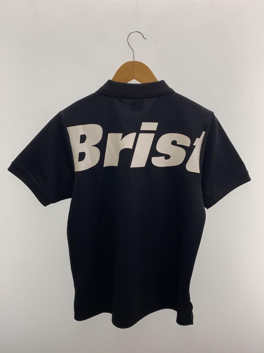 F.C.R.B.(F.C.Real Bristol)◆ポロシャツ/S/ポリエステル/BLK/プリント/BIG LOGO POLO_画像2