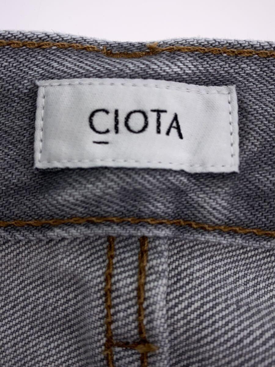 CIOTA◆ボトム/30/コットン/GRY/PTM-15LGA_画像4