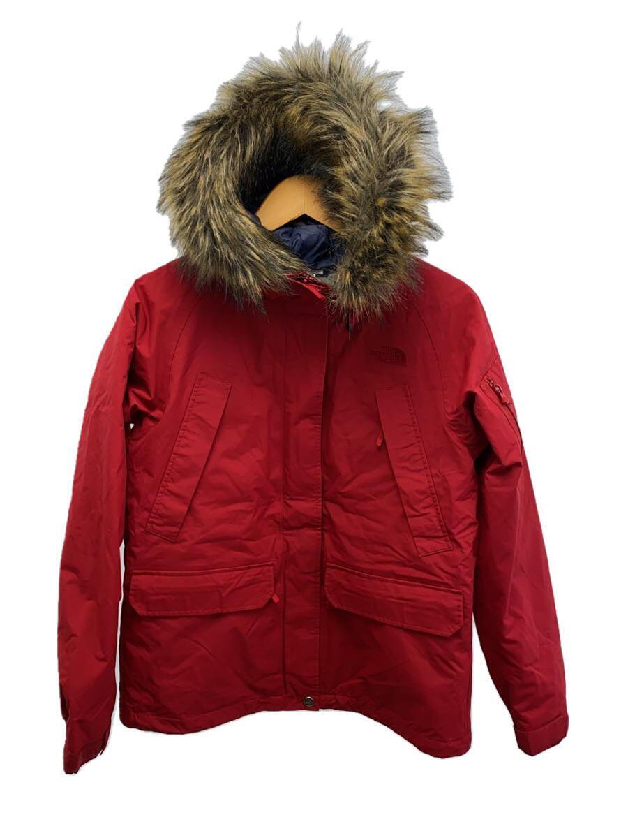 THE NORTH FACE◆GRACE TRICLIMATE PARKA_グレーストリクライメントダウンパーカ/L/ナイロン/RED_画像1