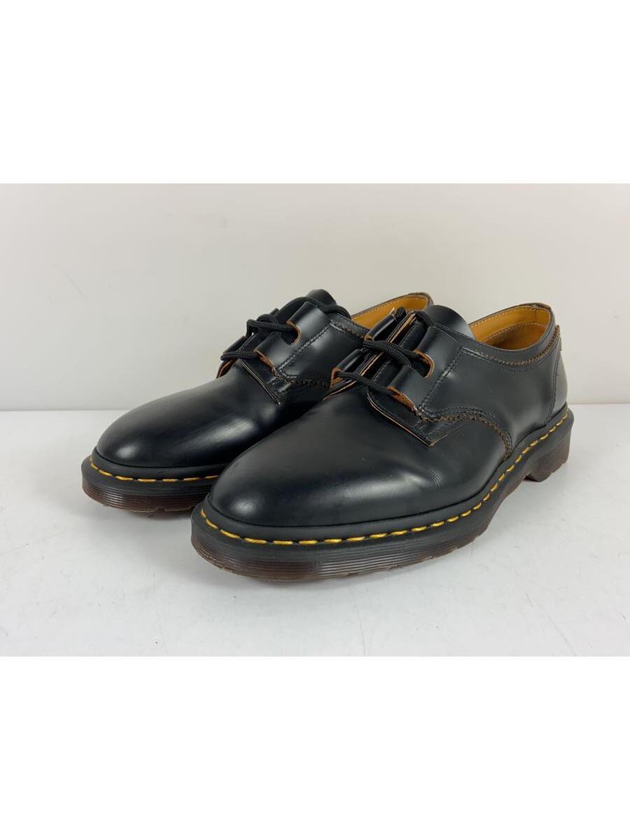 Dr.Martens◆GHILLIE/ギリーシューズ/US9/BLK/レザー/1461/AW006_画像2