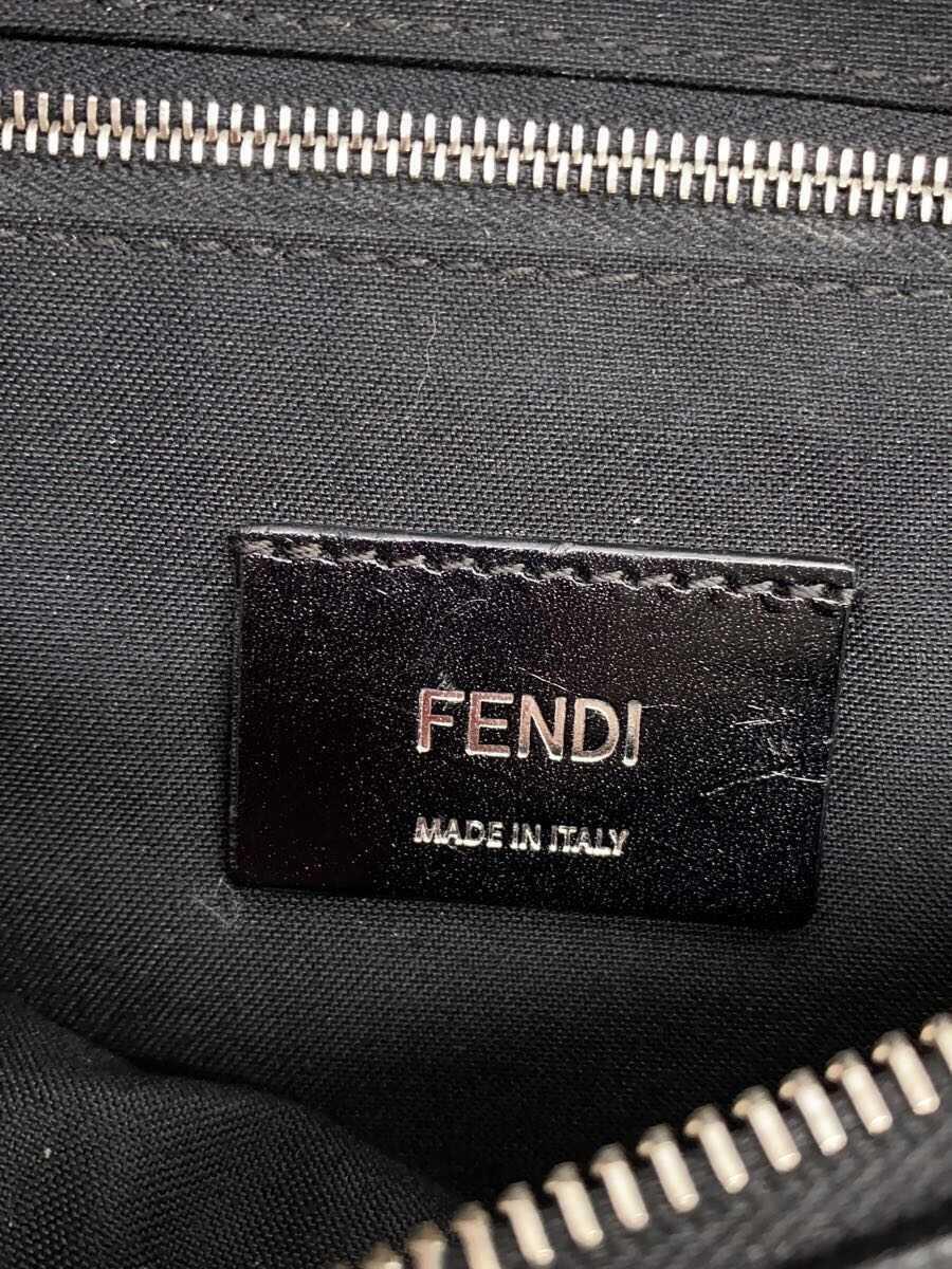 FENDI◆ウエストバッグ/レザー/BLK/7VA562_画像5