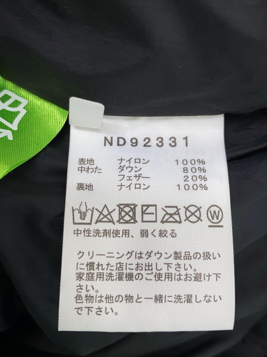 THE NORTH FACE◆NUPTSE HOODIE_ヌプシフーディー/XL/ナイロン/ブラック/無地_画像4