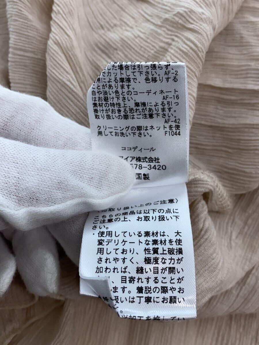 COCO DEAL◆長袖ワンピース/2/レーヨン/CRM/79615325_画像5