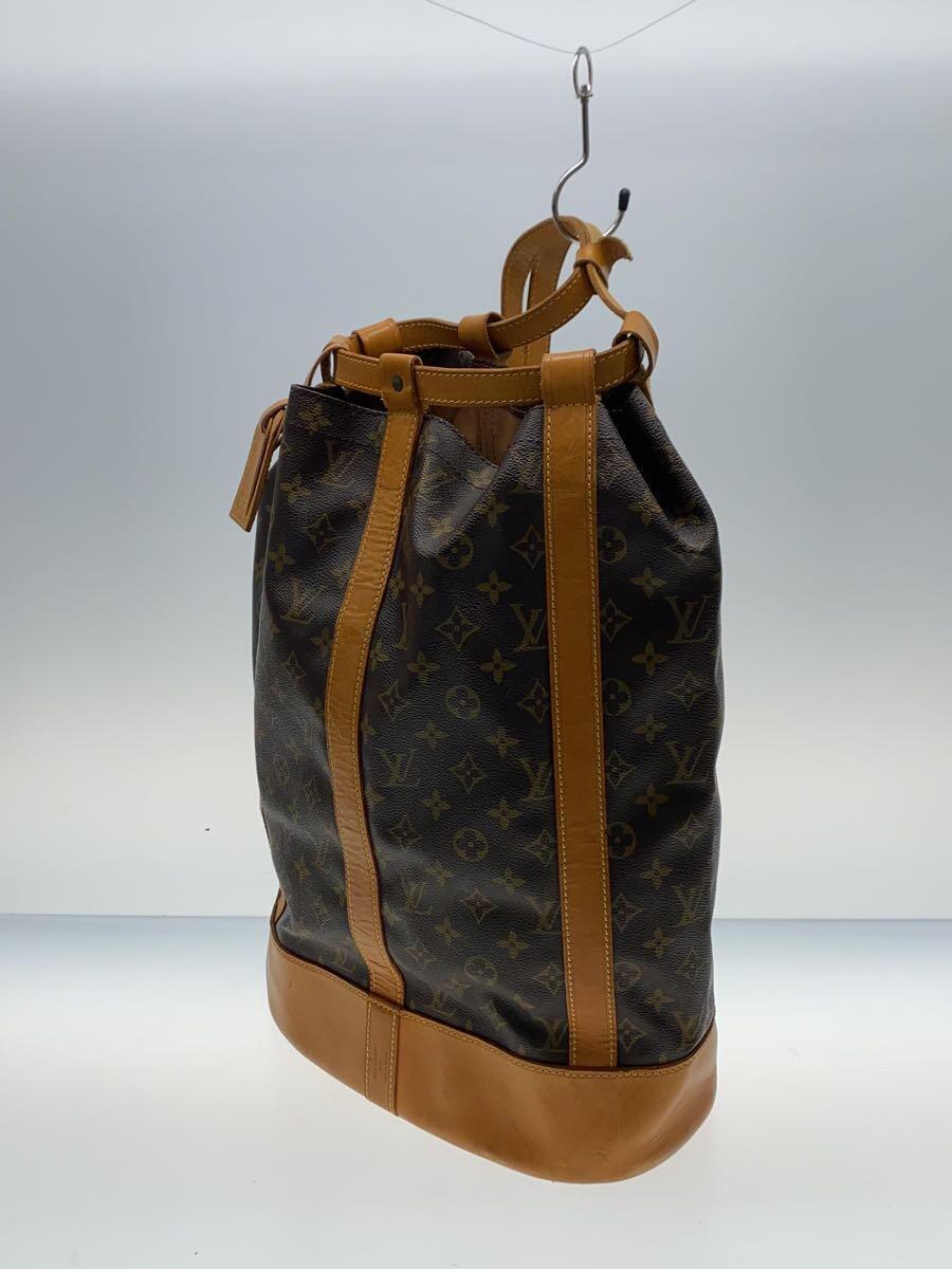 LOUIS VUITTON◆ランドネPM_モノグラム・キャンバス_BRW/PVC/BRW_画像2