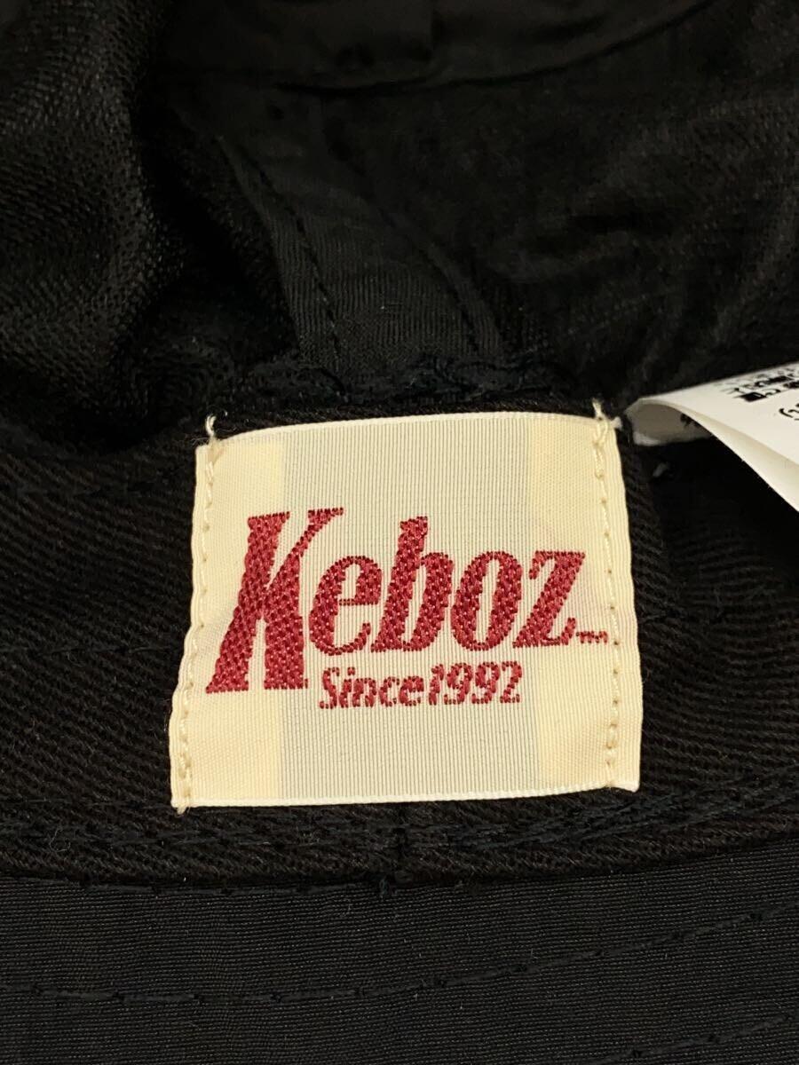 Keboz* bucket hat /ONE/ polyester / black / men's 