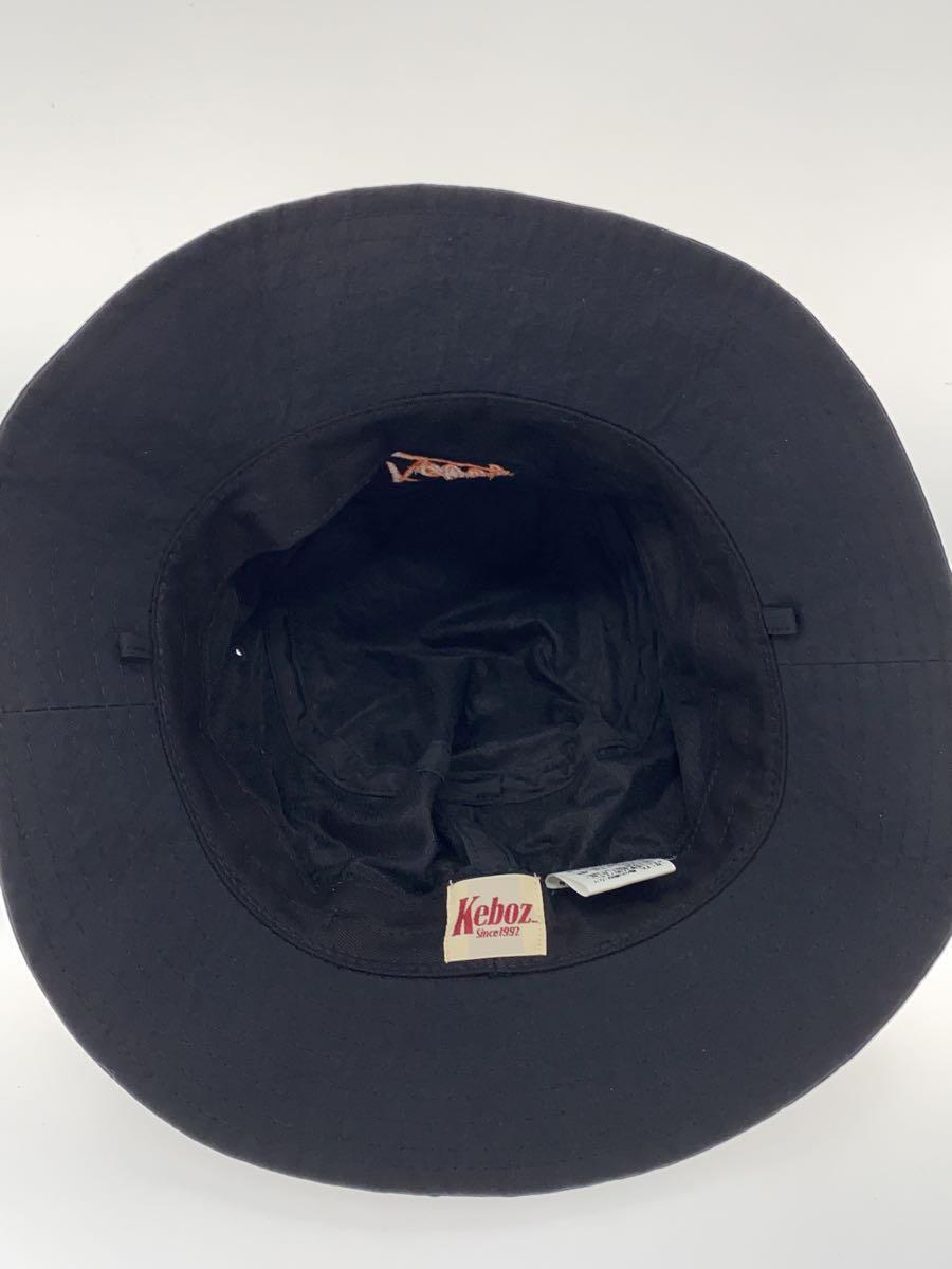 Keboz* bucket hat /ONE/ polyester / black / men's 