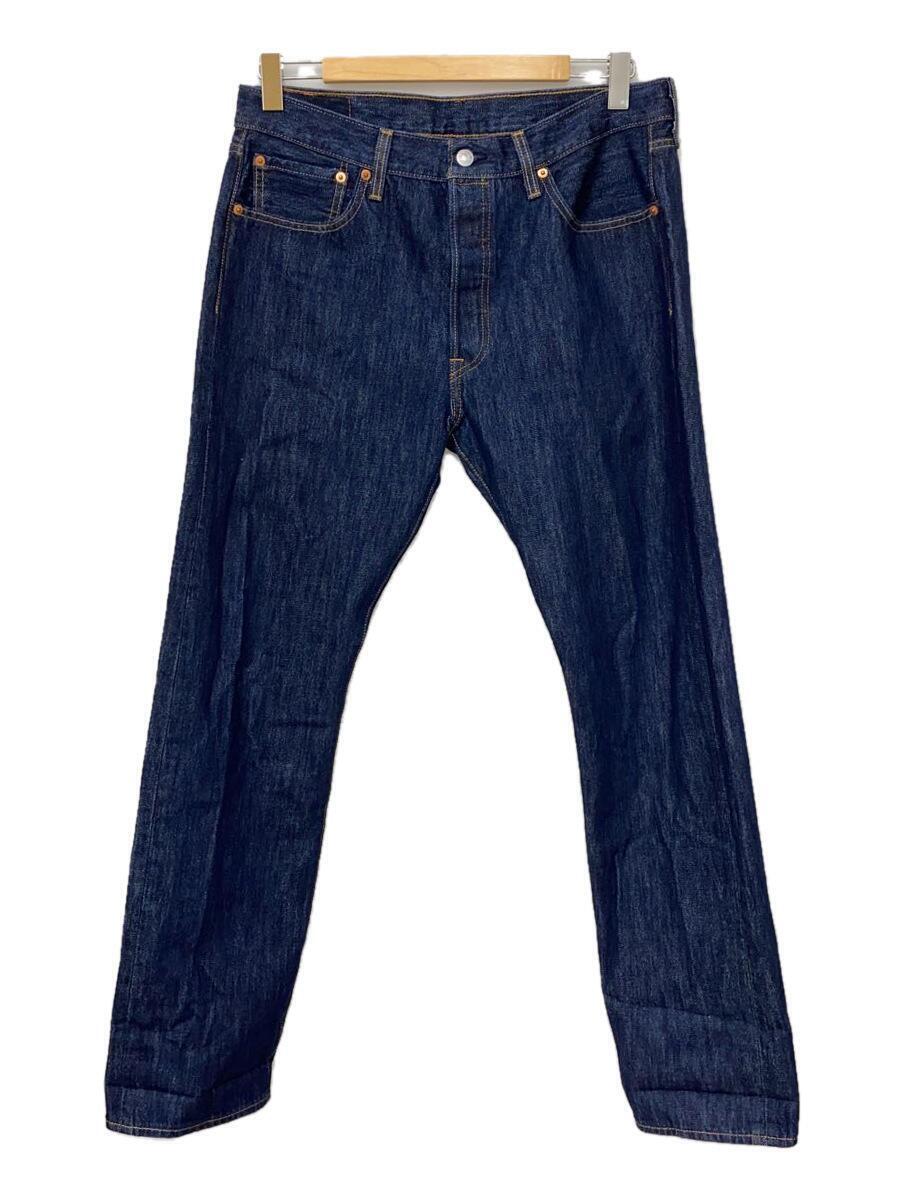 Levi’s◆ボトム/34/コットン/インディゴ/501/ボタン裏3496/ボタンフライ_画像1