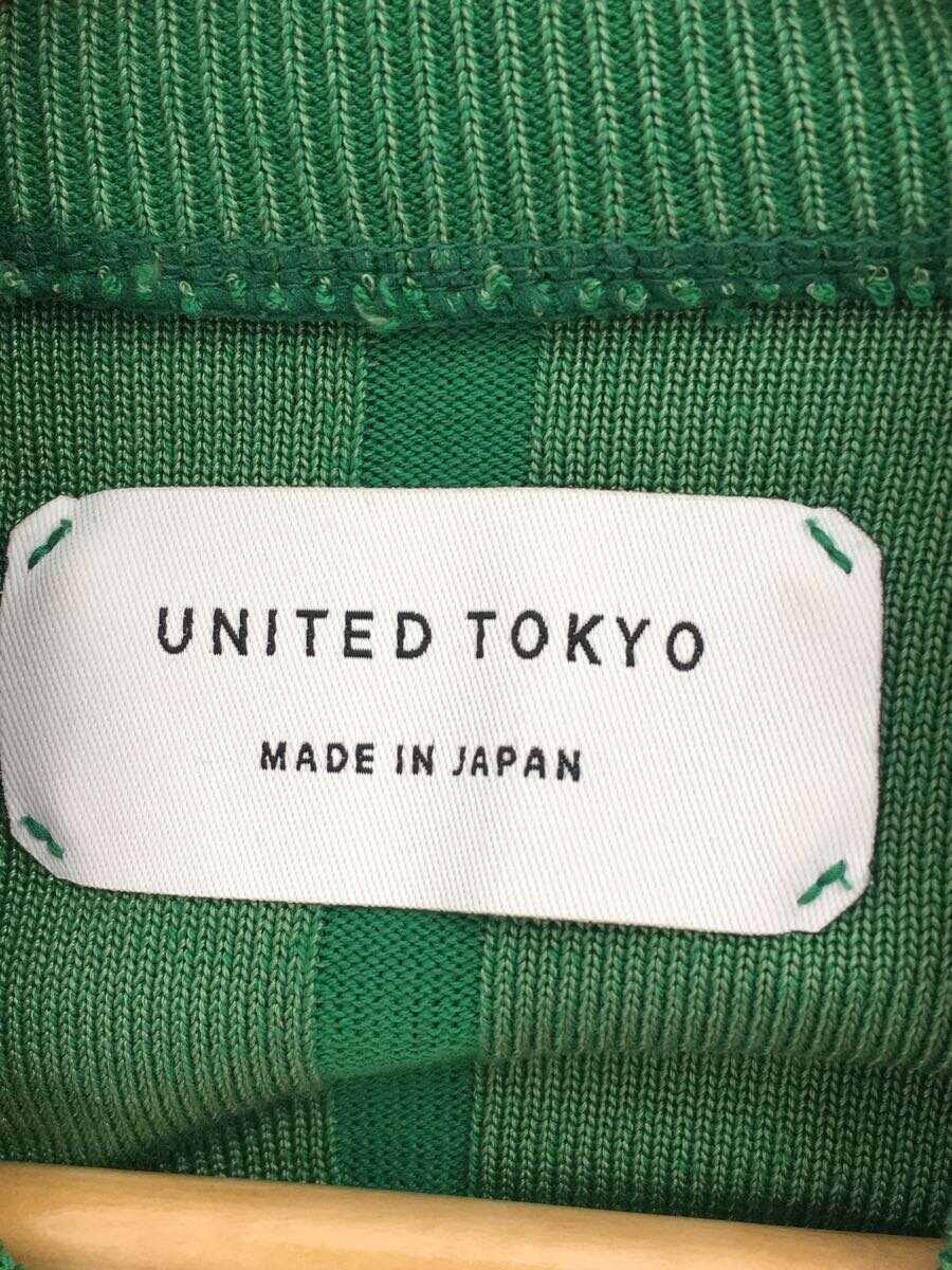 UNITED TOKYO◆セーター(薄手)/FREE/コットン/GRN/141230003_画像3