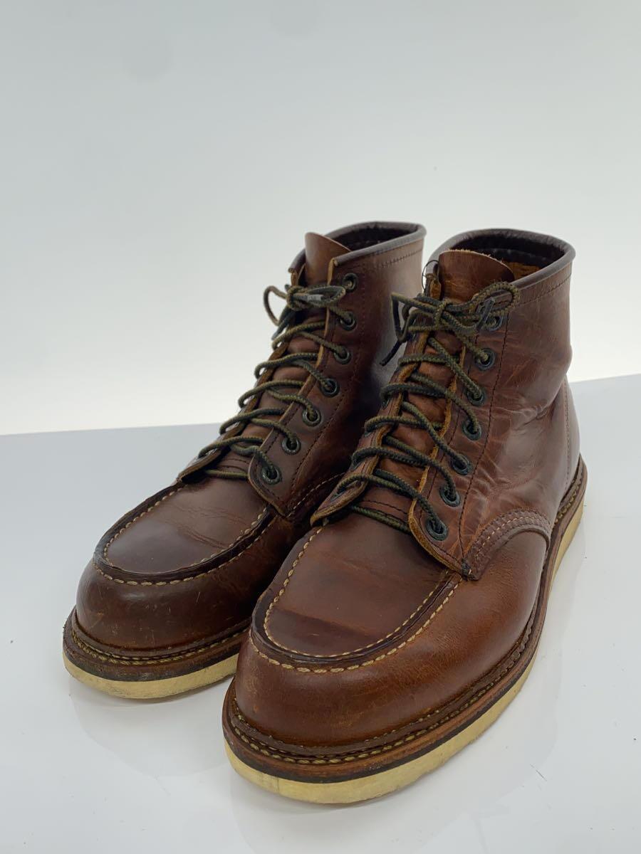 RED WING◆レースアップブーツ/26cm/ブラウン/レザー/1907_画像2