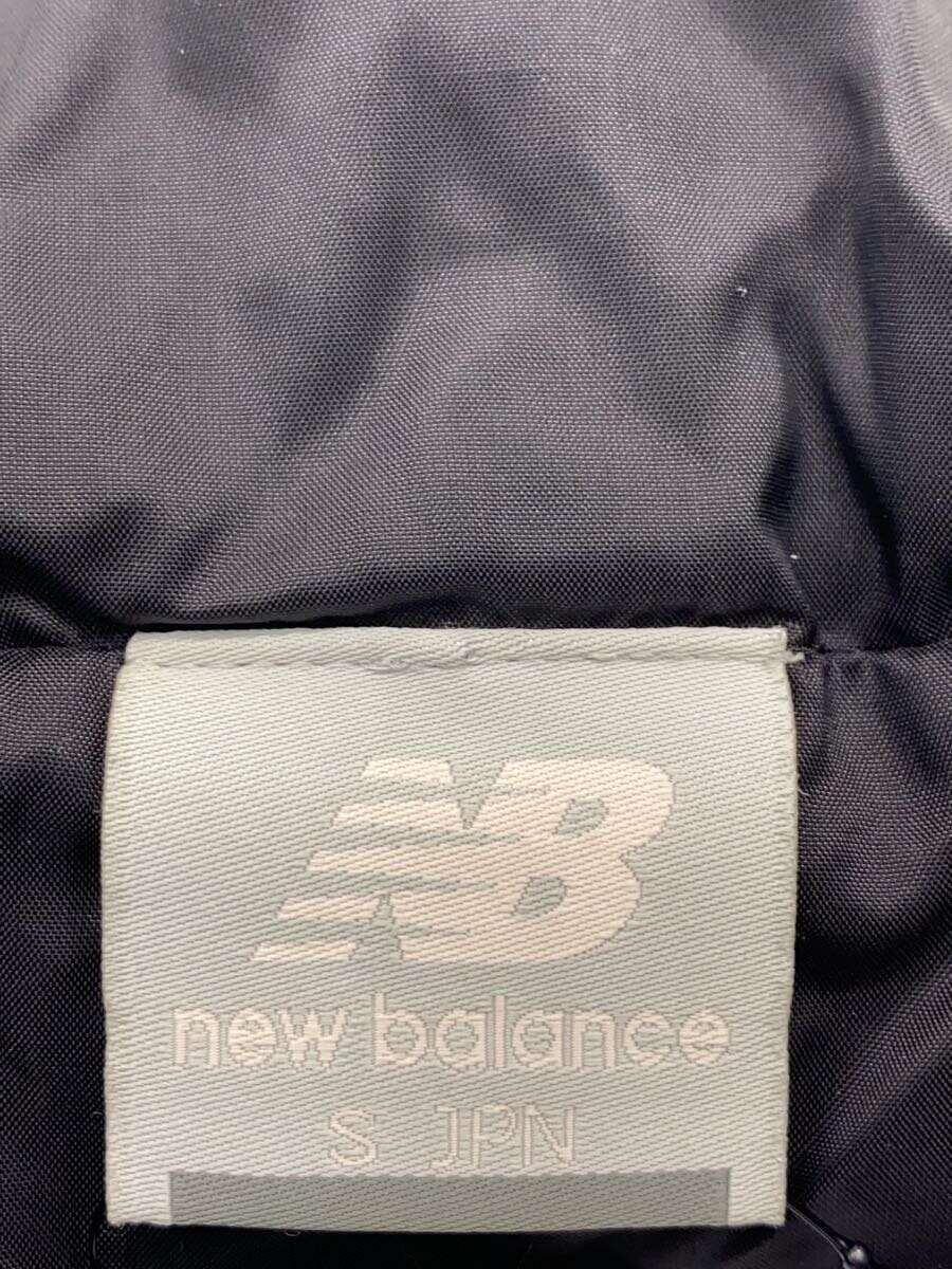 NEW BALANCE◆ベンチコート/S/ポリエステル/黒/ブラック/JMJP7651_画像3