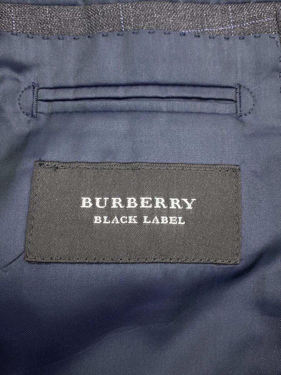 BURBERRY BLACK LABEL◆3Bジャケット/サイドベント/テーラードジャケット/-/ウール/BLK/無地_画像3