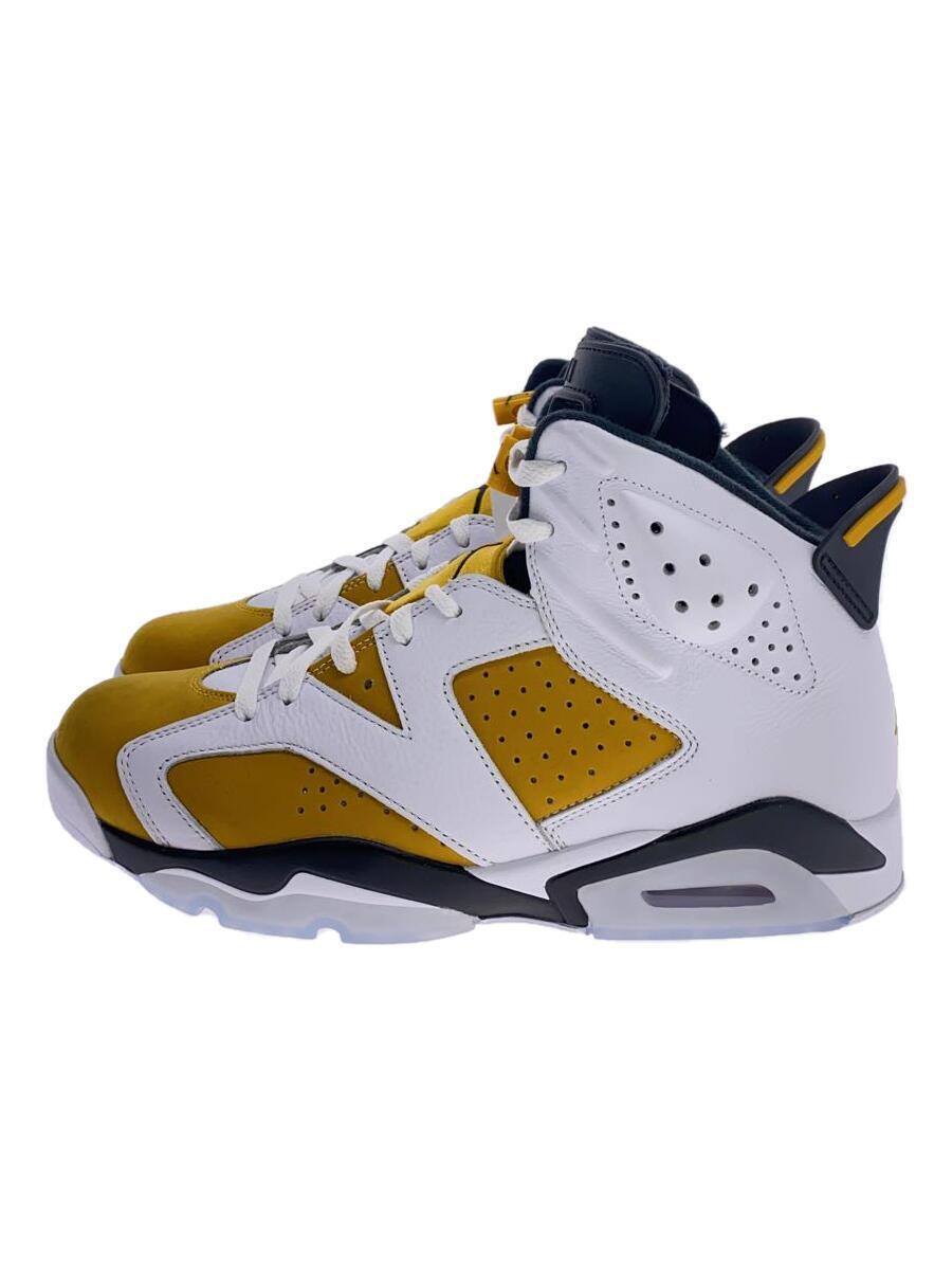 NIKE◆2024/AIR JORDAN 6 RETRO/YELLOW OCHRE/29cm/イエロー_画像1