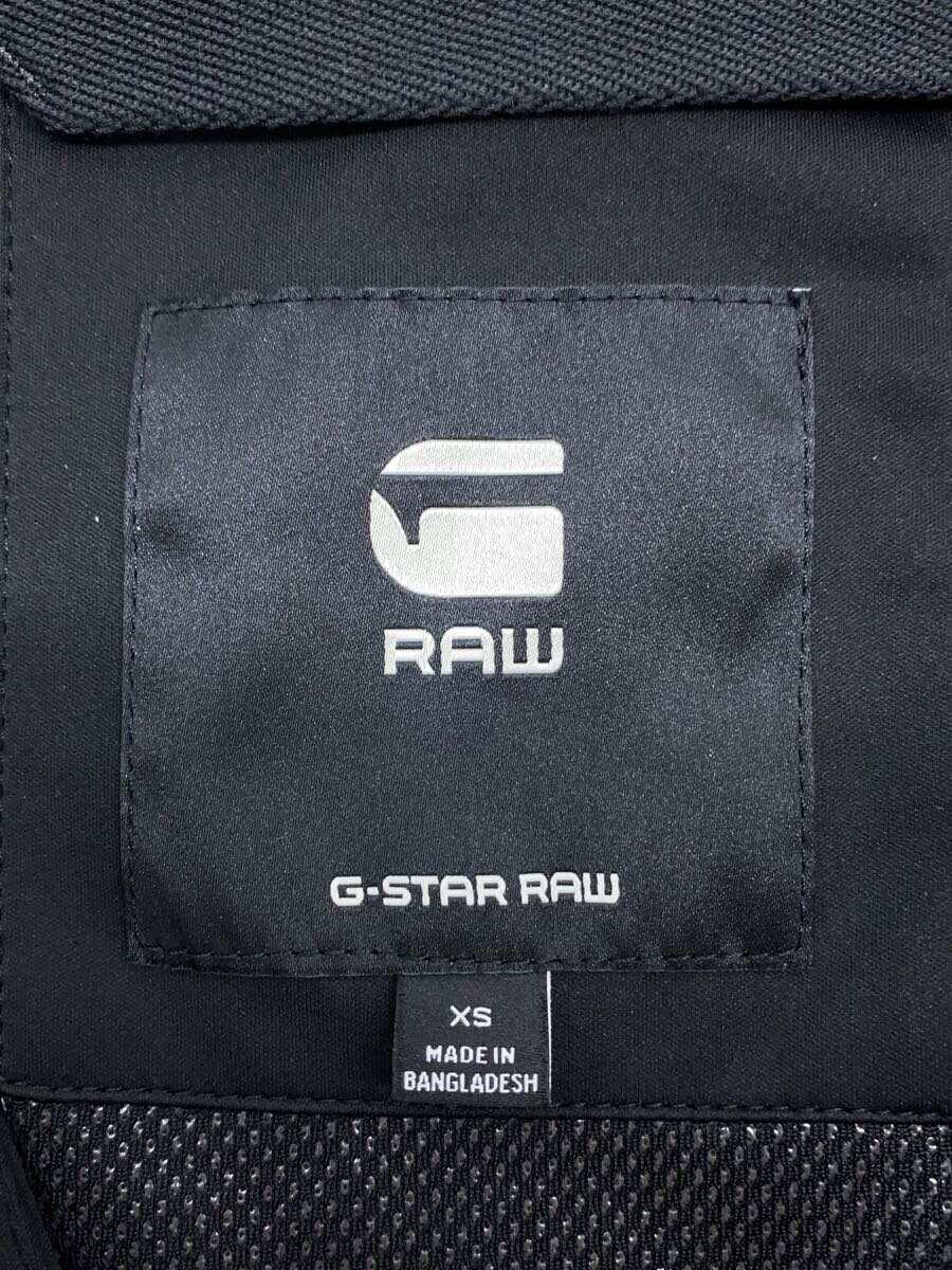 G-STAR RAW◆ジャケット/XS/ポリエステル/BLK/無地_画像3