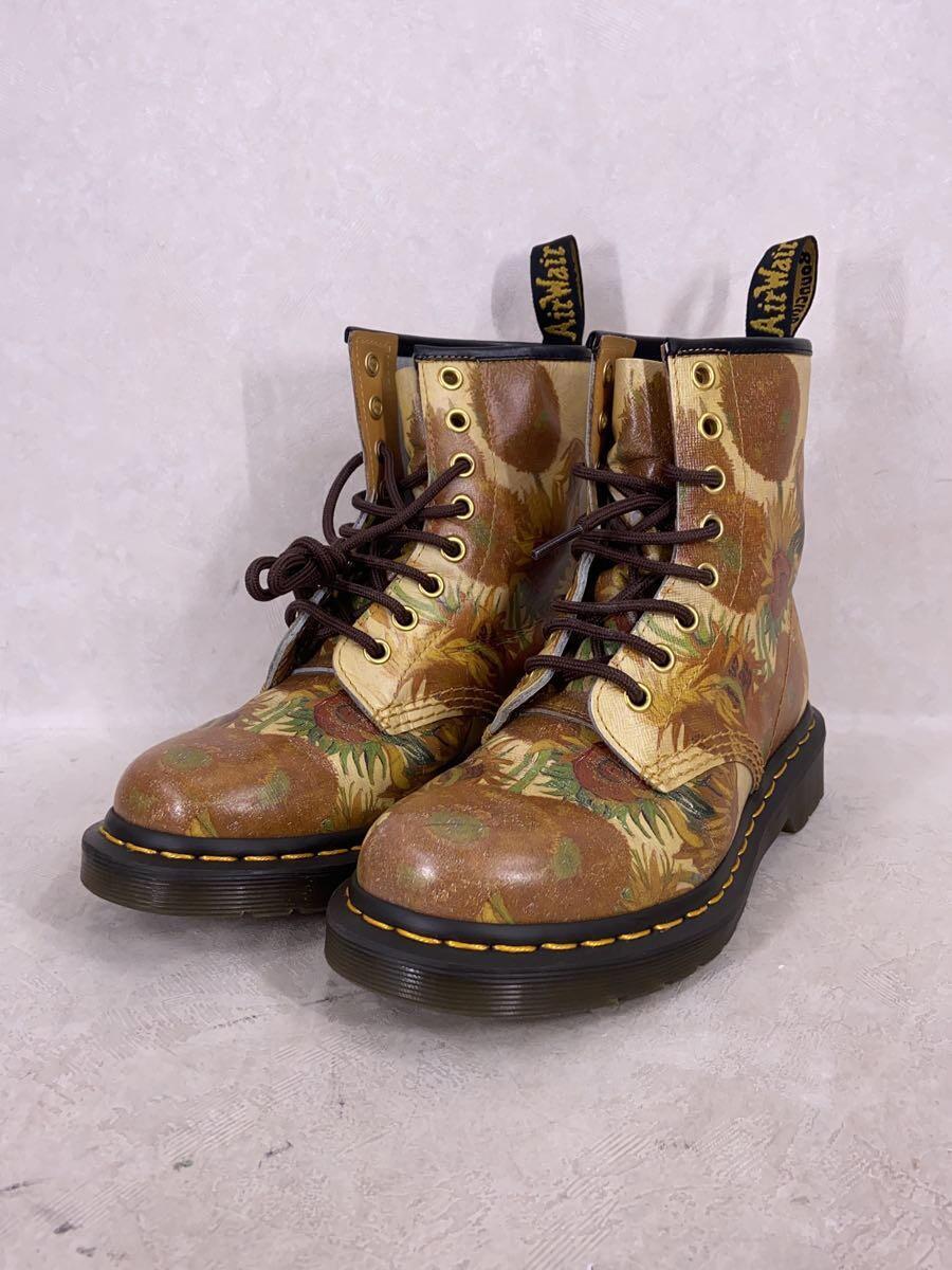 Dr.Martens◆TNG SUNFLOWERS/レースアップブーツ/US6/YLW/27928102_画像2