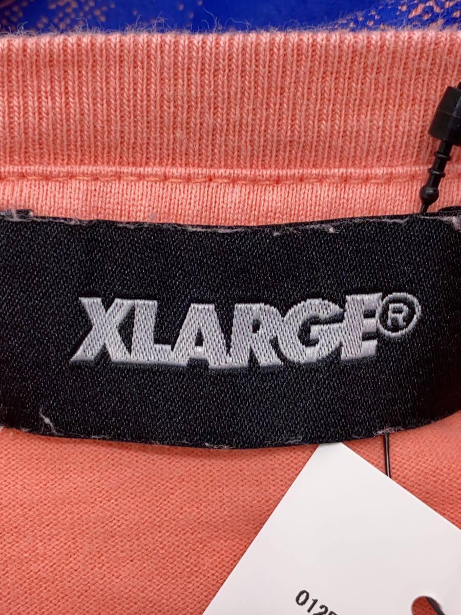 X-LARGE◆Tシャツ/S/コットン/PNK/無地_画像3