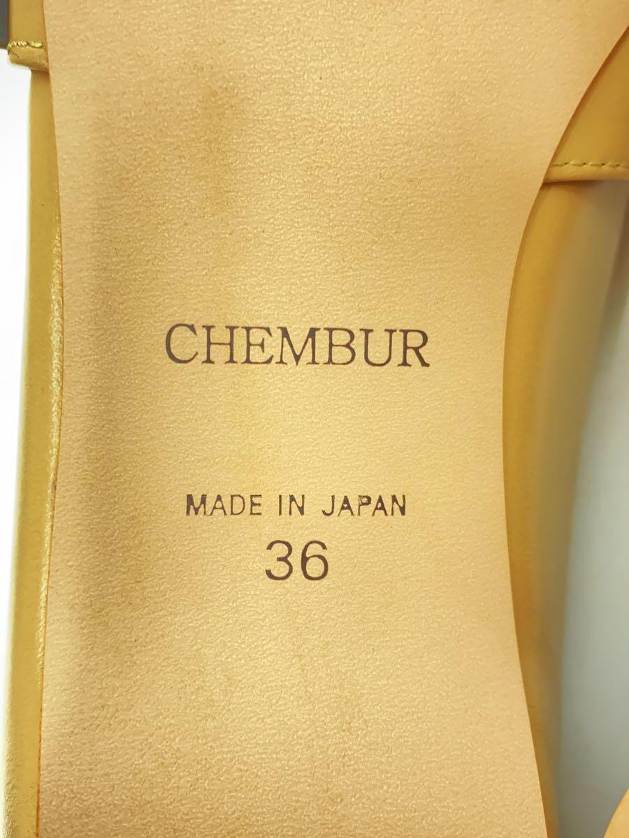CHEMBUR◆フラットパンプス/36/ベージュ/MADE IN JAPAN/_画像5
