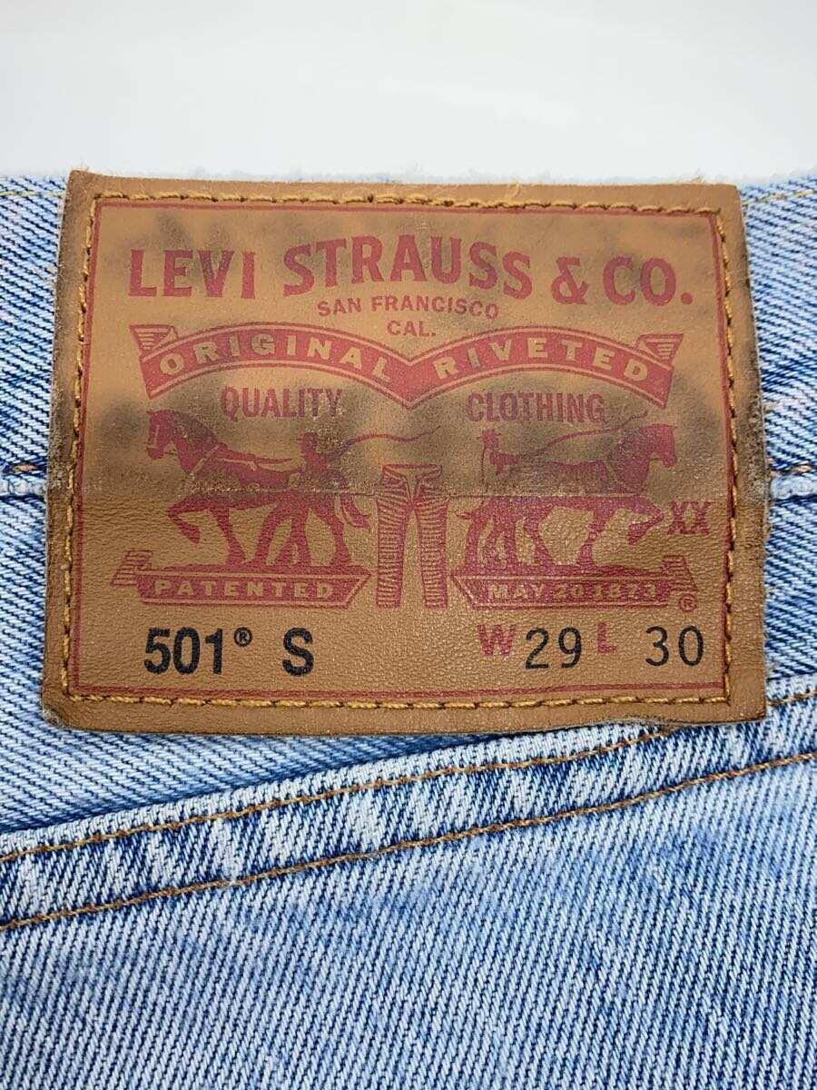 Levi’s◆ボトム/-/コットン/BLU/無地_画像4