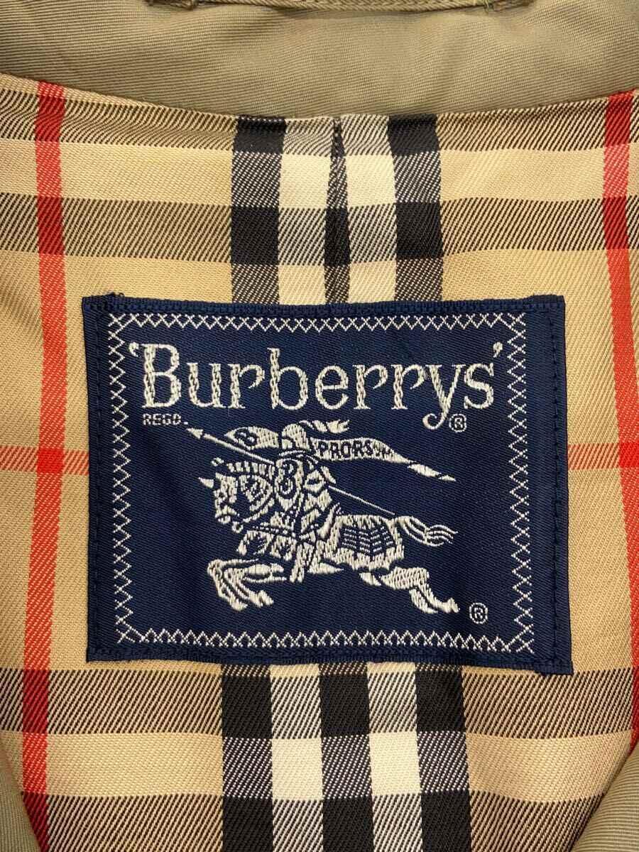 BURBERRYS◆ステンカラーコート/94/紐ベルト欠品/ポリエステル/KHK/WR075-902-75_画像3