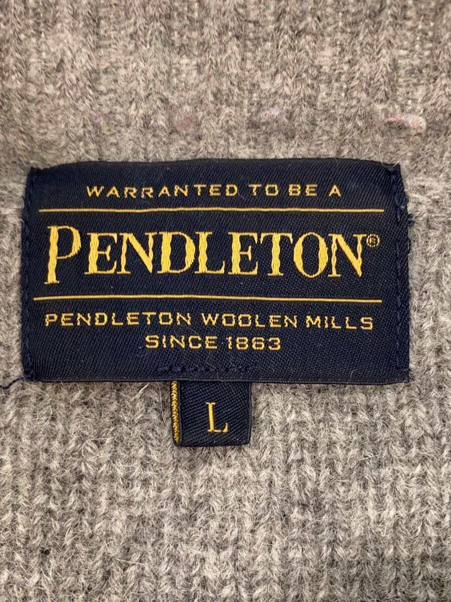 PENDLETON◆セーター(薄手)/L/ウール/GRY/8575-4501_画像3