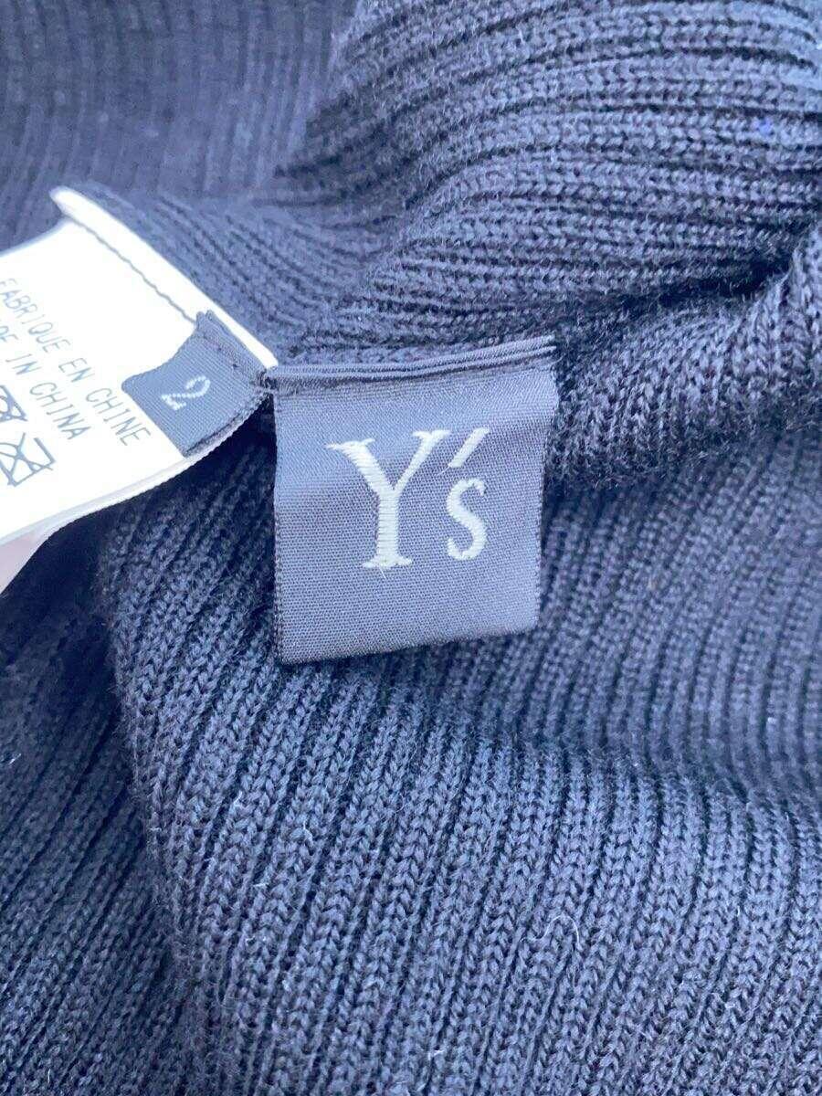 Y’s◆セーター(厚手)/2/ウール/BLK/YU-K54-149_画像3