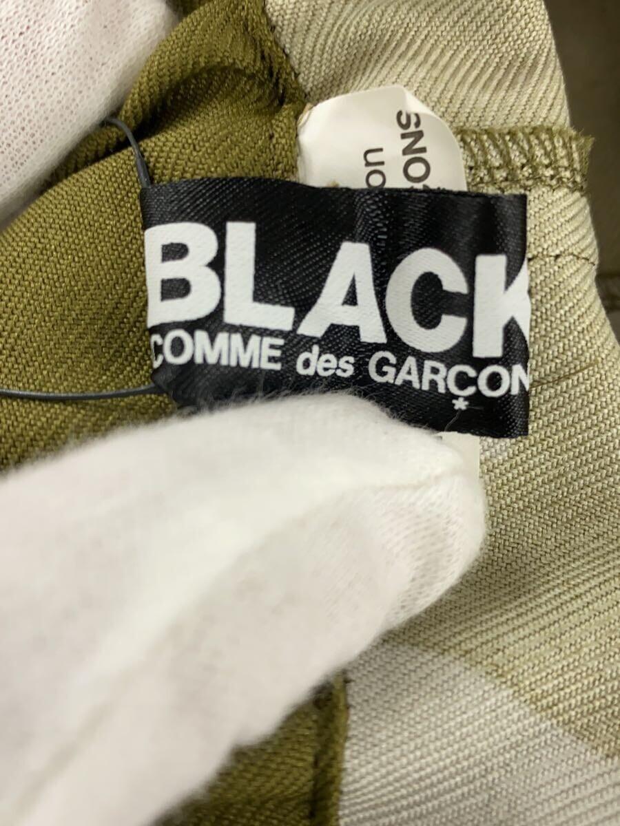 BLACK COMME des GARCONS◆サルエルパンツ/S/ポリエステル/KHK/総柄/1F-P016_画像4