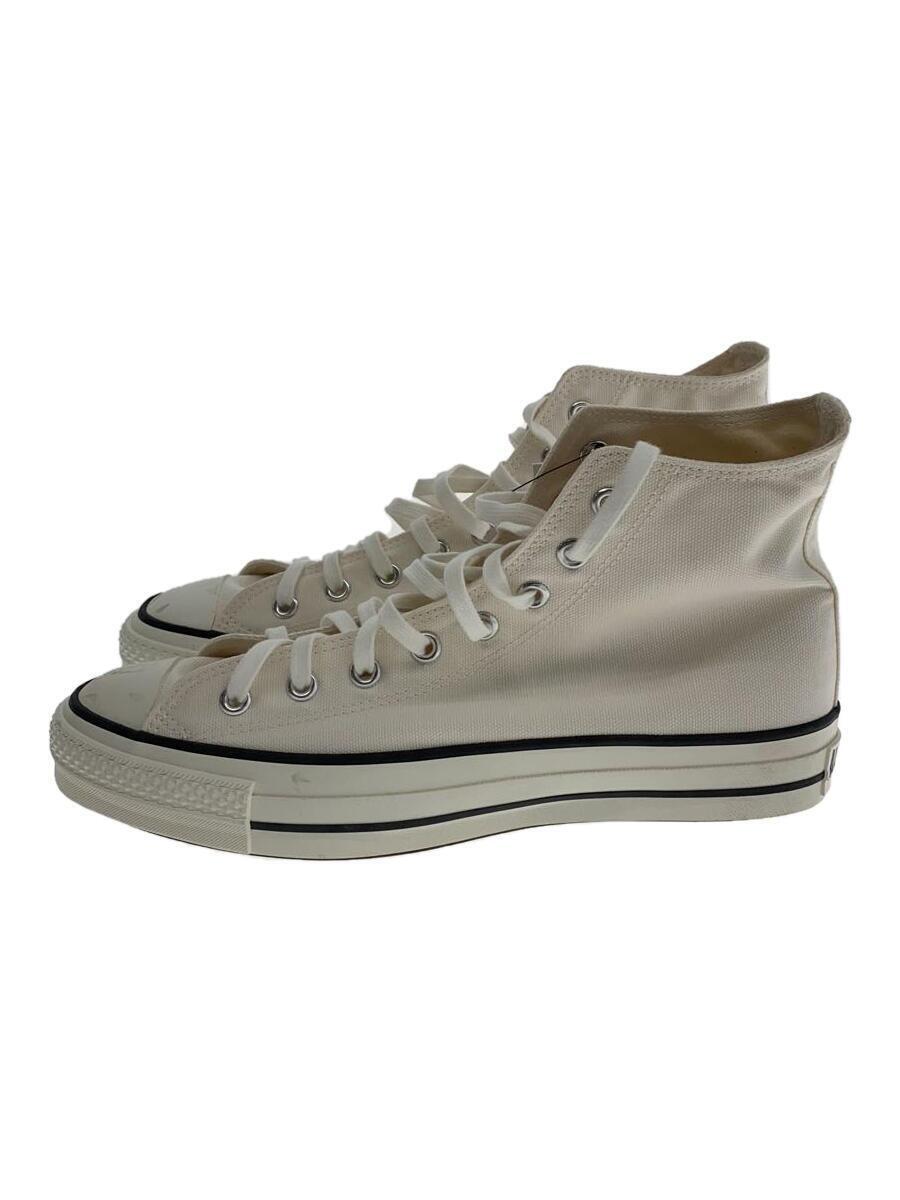 CONVERSE◆ハイカットスニーカー/UK9.5/WHT/キャンバス/6EH01_画像1