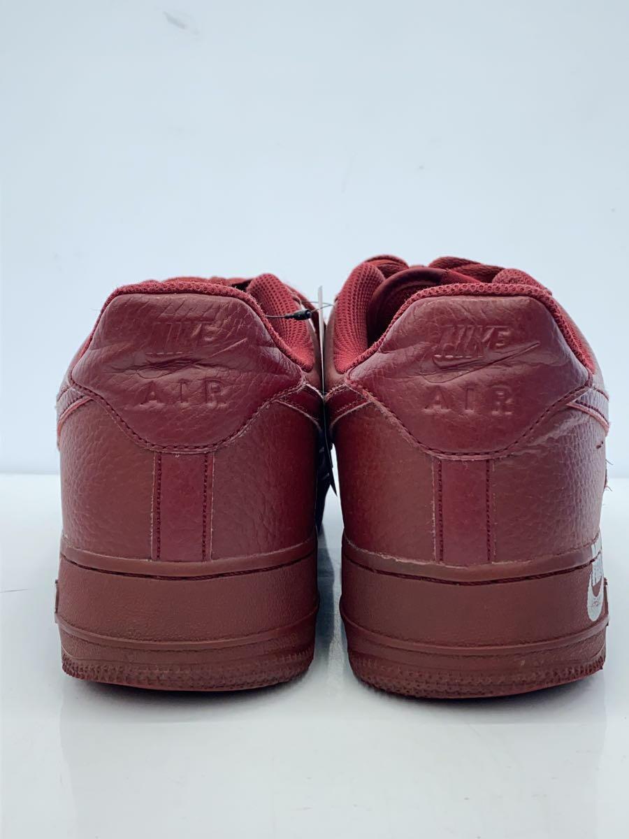 NIKE◆AIR FORCE 1 07 LTHR/エアフォースレザー/レッド/AJ7280-600/US10.5/RED_画像6