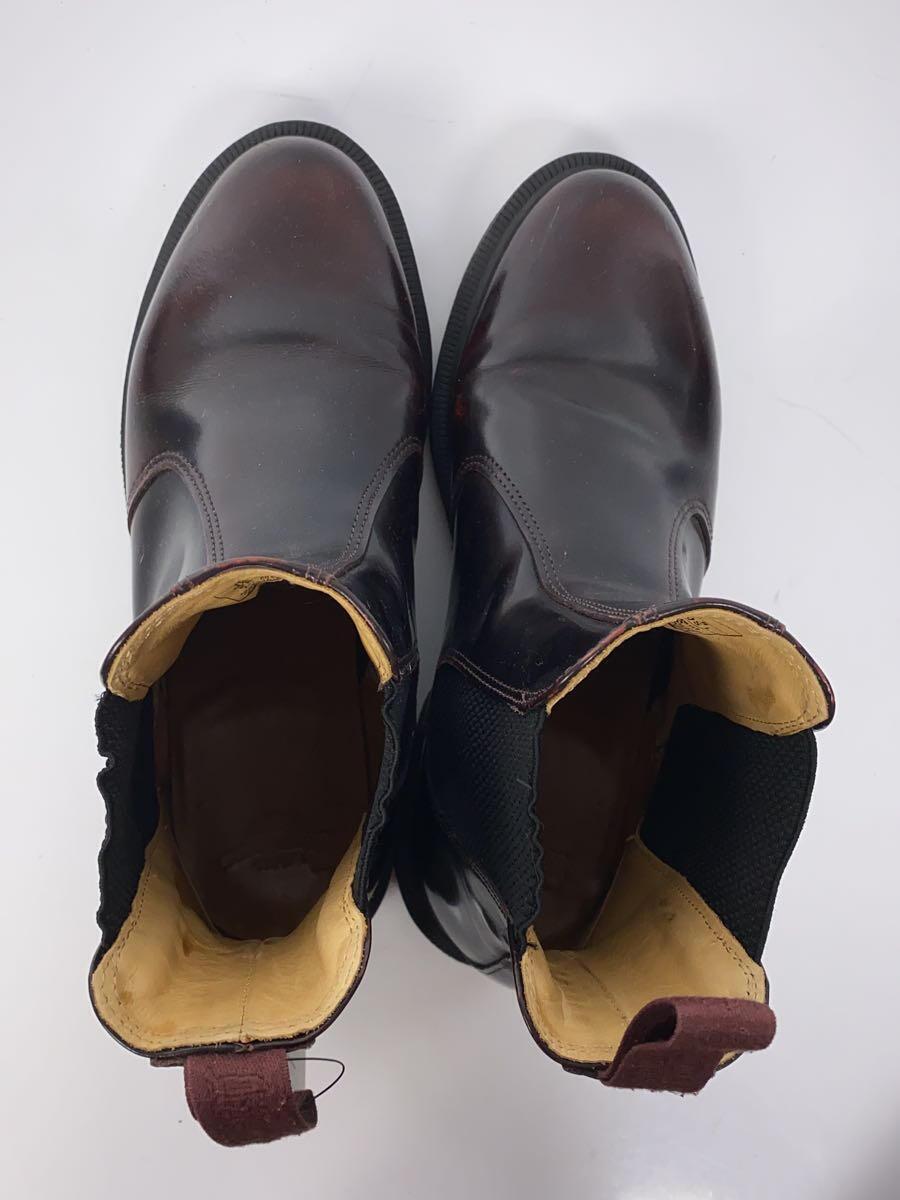 Dr.Martens◆サイドゴアブーツ/UK6/BRW/レザー/AW006/かかと減り有_画像3