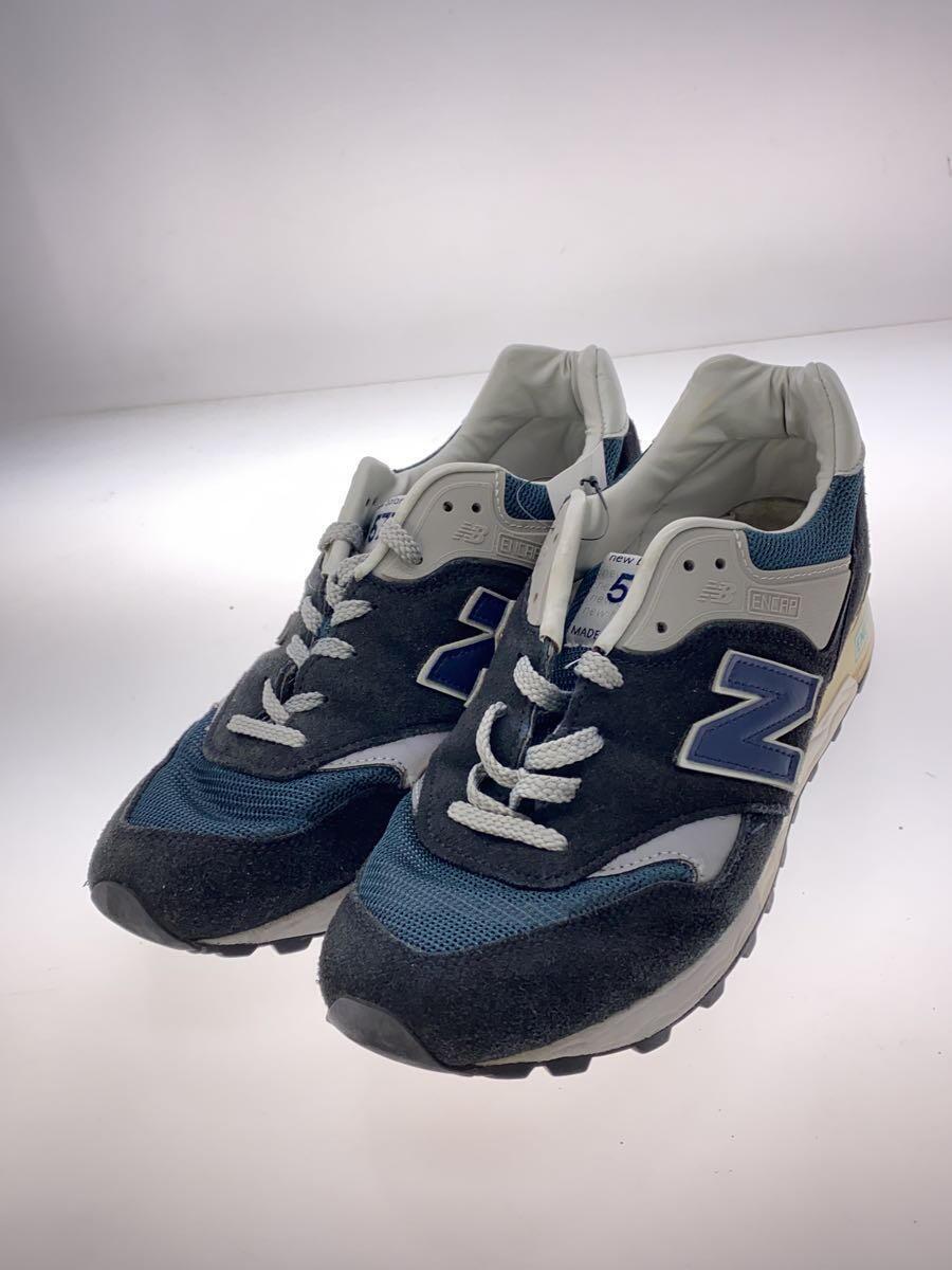 NEW BALANCE◆ニューバランス/M577/US8.5/NVY/スウェード_画像2