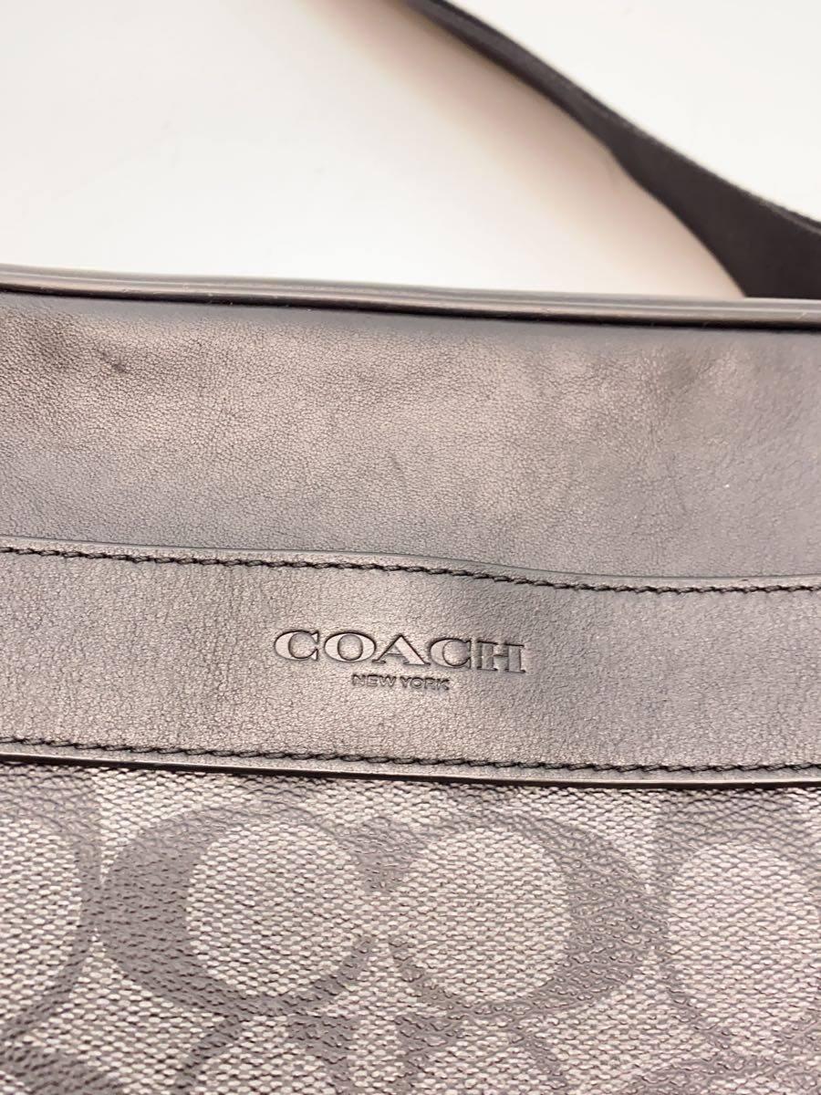 COACH◆ショルダーバッグ/-/GRY/F54788_画像5