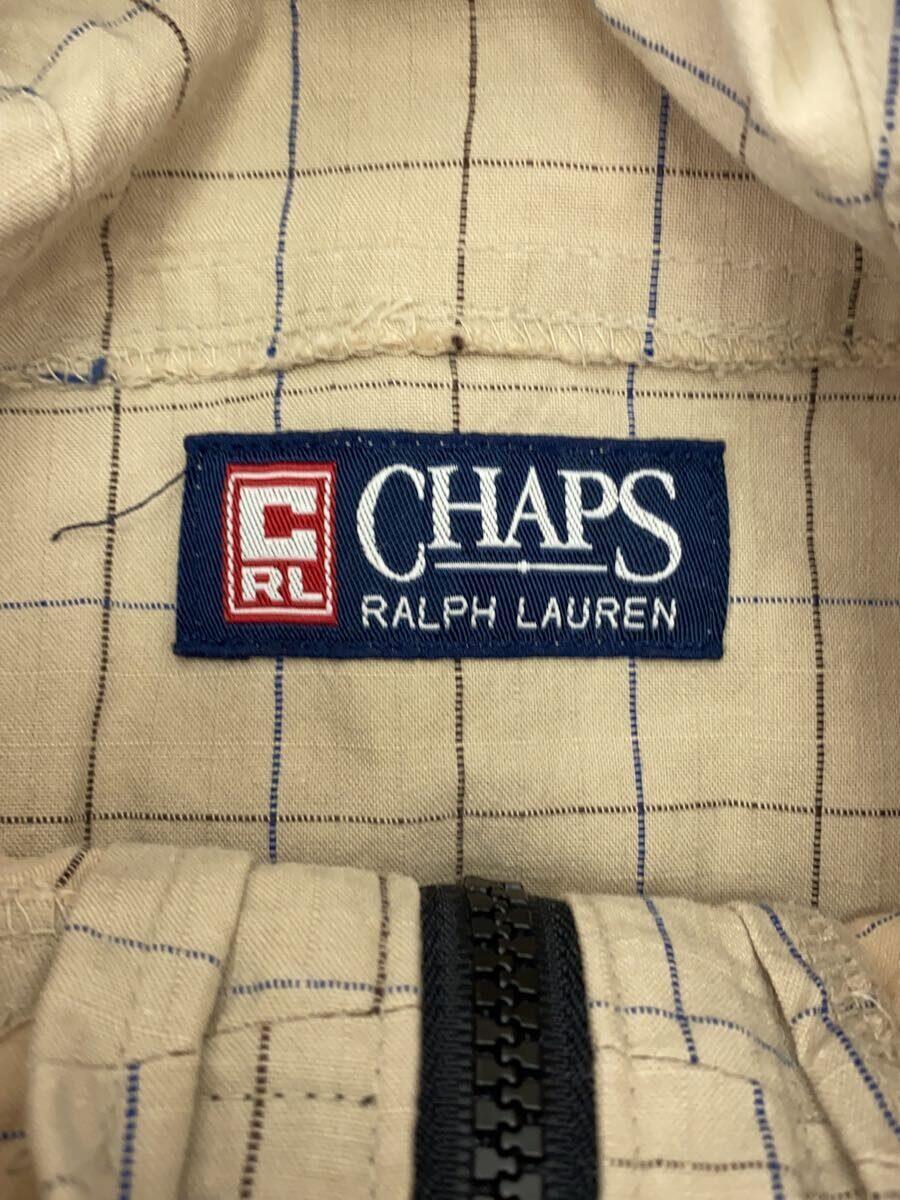 CHAPS RALPH LAUREN◆チャップスラルフローレン/1510-4319/90S/アノラック/サイドジップ/ジャケット/S/ベージュ_画像3