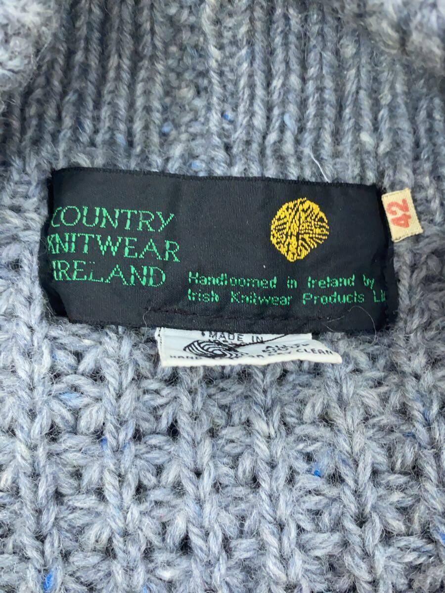 country knitwear ireland/セーター(厚手)/42/ウール/GRY_画像3